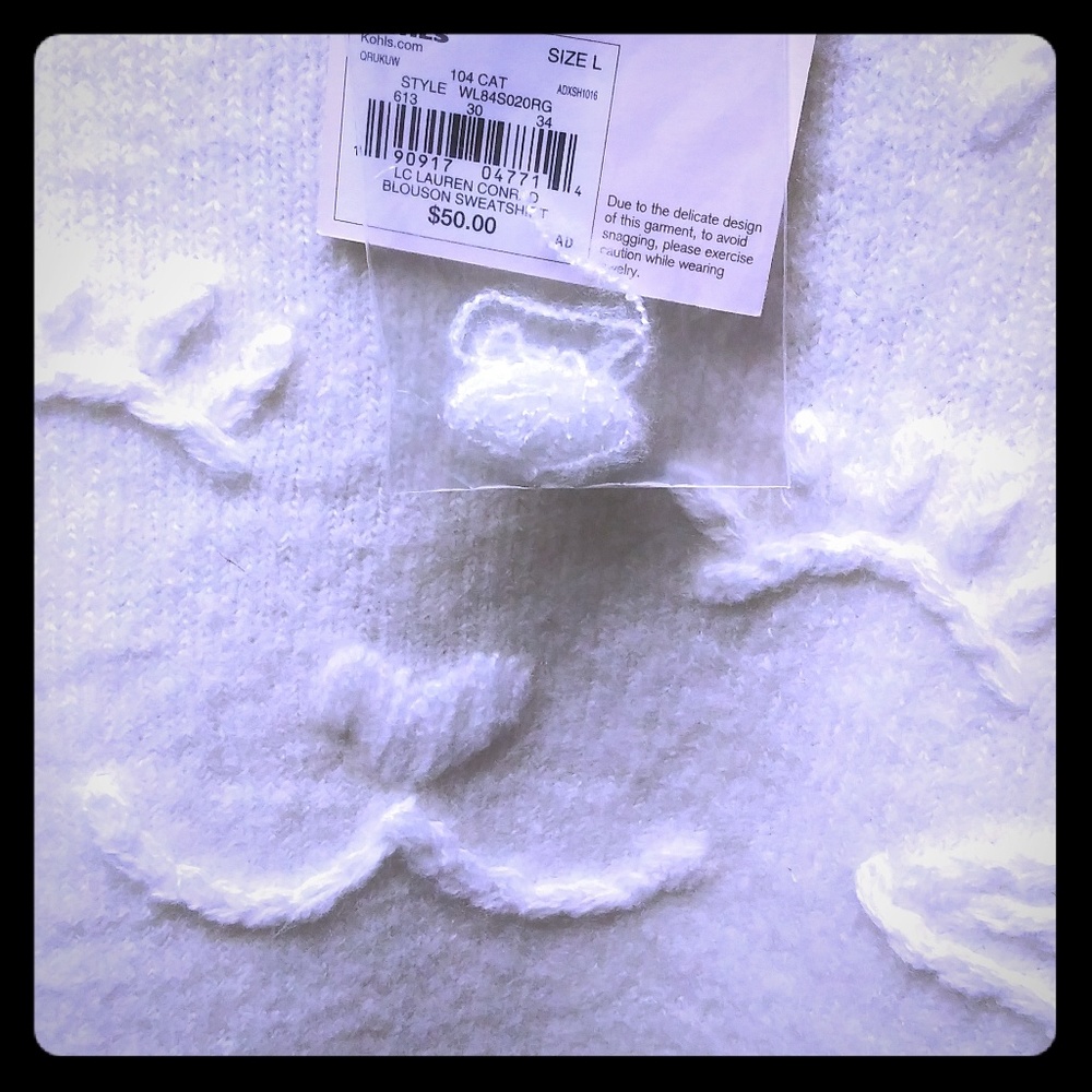 Pretty Kitty Sweater by Lauren Conrad